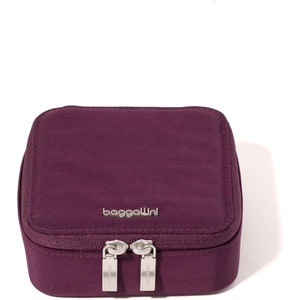 image:imageBaggallini Travel Jewelry Box  Lightweight 47x47x19 Travel Jewelry CaseMulberry