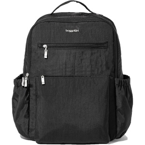 image:imageBaggallini Tribeca Expandable Laptop Backpack  15x11 Lightweight RFID Computer Bag for Work amp Travel with Luggage SleeveBlack