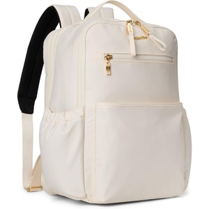 image:imageBaggallini Tribeca Expandable Laptop Backpack  15x11 Lightweight RFID Computer Bag for Work amp Travel with Luggage SleeveCoconut Twill