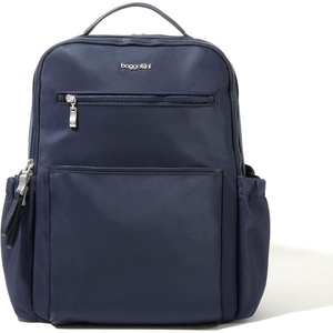 image:imageBaggallini Tribeca Expandable Laptop Backpack  15x11 Lightweight RFID Computer Bag for Work amp Travel with Luggage SleeveFrench Navy Twill