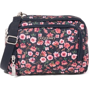 image:imageBaggallini Triple Zip with Front WalletTrifecta RFID Wallet CrossbodyAutumn Peony