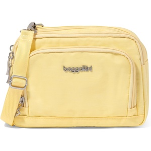 image:imageBaggallini Triple Zip with Front WalletTrifecta RFID Wallet CrossbodyButter Yellow