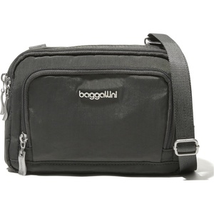 image:imageBaggallini Triple Zip with Front WalletTrifecta RFID Wallet CrossbodyCharcoal