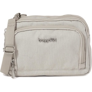 image:imageBaggallini Triple Zip with Front WalletTrifecta RFID Wallet CrossbodyVanilla Heritage