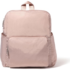 image:imageBaggallini Womens Carryall Packable Backpack BlackBallet Pink