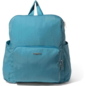image:imageBaggallini Womens Carryall Packable Backpack BlackSeaside Blue