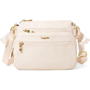 image:imageBaggallini Womens Marais CrossbodyCoconut Twill