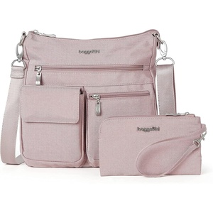 image:imageBaggallini Womens Modern Everywhere Slim CrossbodyBlush Shimmer