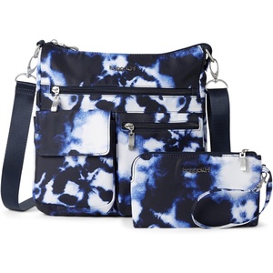 image:imageBaggallini Womens Modern Everywhere Slim CrossbodyNavy Ink Tiedye