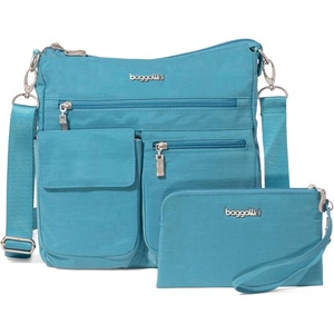 image:imageBaggallini Womens Modern Everywhere Slim CrossbodySeaside Blue