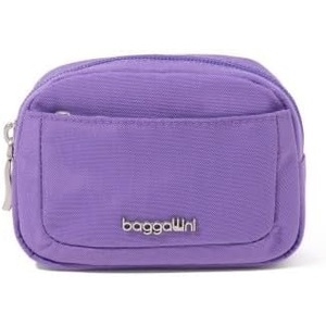 image:imageBaggallini Womens Pocket Cosmetic  Lightweight Bag  Travel Essentials Makeup Organizer MiniLavender Surf