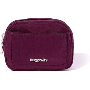 image:imageBaggallini Womens Pocket Cosmetic  Lightweight Bag  Travel Essentials Makeup Organizer MiniMulberry