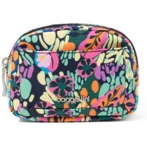 image:imageBaggallini Womens Pocket Cosmetic  Lightweight Bag  Travel Essentials Makeup Organizer MiniParadise Print