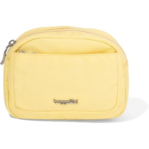 image:imageBaggallini Womens Pocket Cosmetic  Lightweight Bag  Travel Essentials Makeup OrganizerButter Yellow