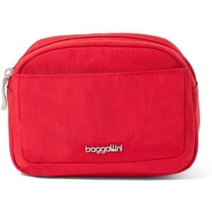 image:imageBaggallini Womens Pocket Cosmetic  Lightweight Bag  Travel Essentials Makeup OrganizerScarlet