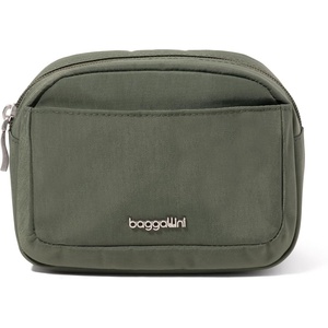 image:imageBaggallini Womens Pocket Cosmetic  Lightweight Bag  Travel Essentials Makeup OrganizerThyme