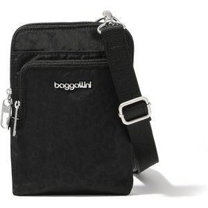 image:imageBaggallini Womens Securtex Antitheft Activity Crossbody BagBlack Cheetah