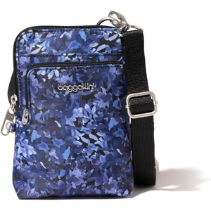 image:imageBaggallini Womens Securtex Antitheft Activity Crossbody BagIndigo Petal