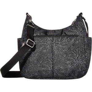 image:imageBaggallini Womens Securtex Antitheft Free Time Crossbody BagMidnight Blossom Print