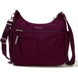 image:imageBaggallini Womens Securtex Antitheft Free Time Crossbody BagMulberry