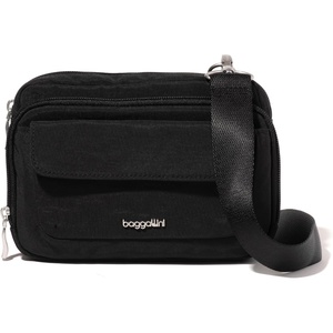 image:imageBaggallini womens Modern Double Zip CrossbodyBlack