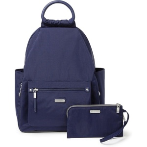 image:imageBaggallini womens New Classic Heritage With Rfid Phone Wristlet All Day Backpack Black One Size USNavy